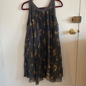 Free people olive/grey dress
